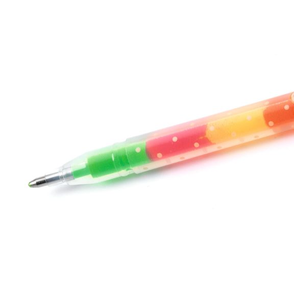 Zselés toll készlet - 6 szivárvány színben - 6 rainbow gel pens Zselés toll készlet - 6 szivárvány színben - 6 rainbow gel pens