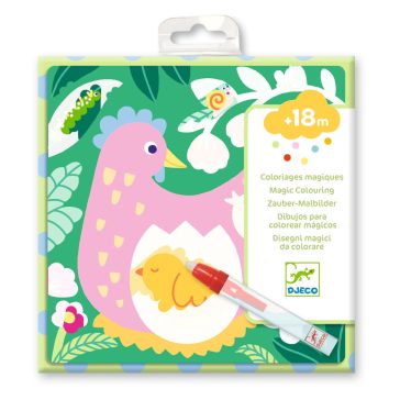   Vízzel színező készlet - Kukucs! Állatbébik a kertben - Peekaboo! Garden Baby Animals
