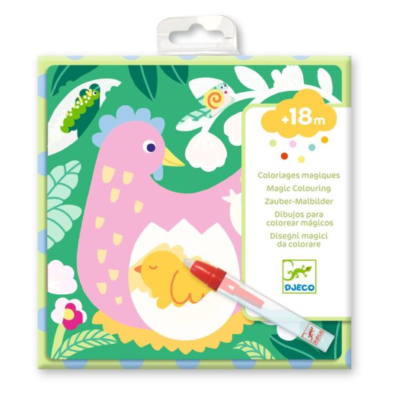 Vízzel színező készlet - Kukucs! Állatbébik a kertben - Peekaboo! Garden Baby Animals Vízzel színező készlet - Kukucs! Állatbébik a kertben - Peekaboo! Garden Baby Animals