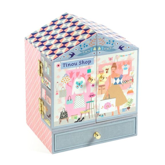Zenélő ékszerdoboz - Tina boltja - Tinou shop Zenélő ékszerdoboz - Tina boltja - Tinou shop