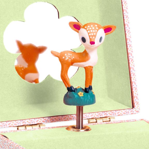 Zenélő ékszerdoboz - Szende őz - Wood fawn Zenélő ékszerdoboz - Szende őz - Wood fawn