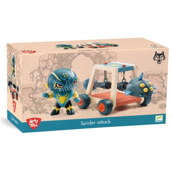 Arty Toys - Lovag - Pókharcos faltörő kossal - Spider attak Arty Toys - Lovag - Pókharcos faltörő kossal - Spider attak