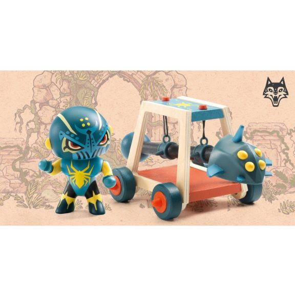 Arty Toys - Lovag - Pókharcos faltörő kossal - Spider attak Arty Toys - Lovag - Pókharcos faltörő kossal - Spider attak