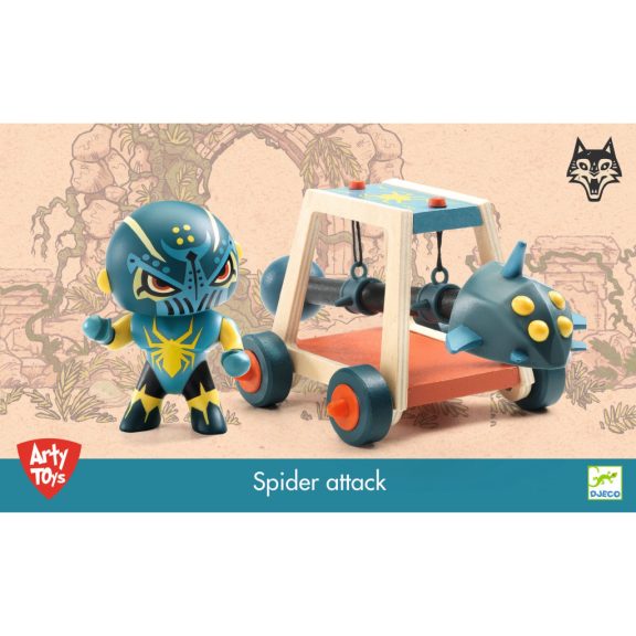 Arty Toys - Lovag - Pókharcos faltörő kossal - Spider attak Arty Toys - Lovag - Pókharcos faltörő kossal - Spider attak