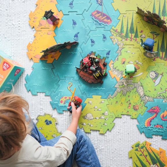 Arty Toys Óriás puzzle - Kalóz és lovag birodalom, 30 db-os - Giant puzzle-Battle Arty Toys Óriás puzzle - Kalóz és lovag birodalom, 30 db-os - Giant puzzle-Battle