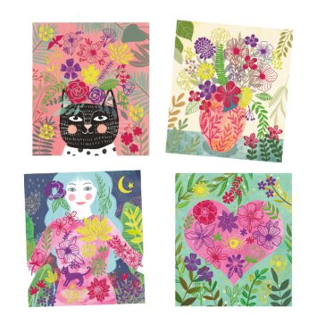   Artistic Patch - Csillámminta készítés - Virág szirmok - Collages - Petals