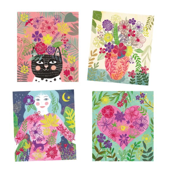 Artistic Patch - Csillámminta készítés - Virág szirmok - Collages - Petals Artistic Patch - Csillámminta készítés - Virág szirmok - Collages - Petals