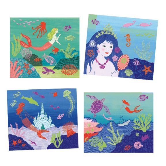 Artistic Patch - Csillámminta készítés - Óceán mélyén - Collages - Ocean Artistic Patch - Csillámminta készítés - Óceán mélyén - Collages - Ocean