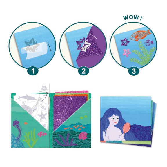 Artistic Patch - Csillámminta készítés - Óceán mélyén - Collages - Ocean Artistic Patch - Csillámminta készítés - Óceán mélyén - Collages - Ocean