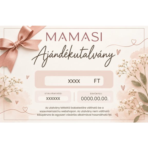 Ajándékutalvány - MAMASI Ajándékutalvány - MAMASI